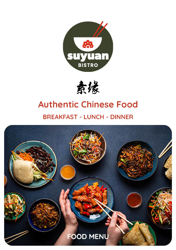 Suyuan Bistro Food Menu